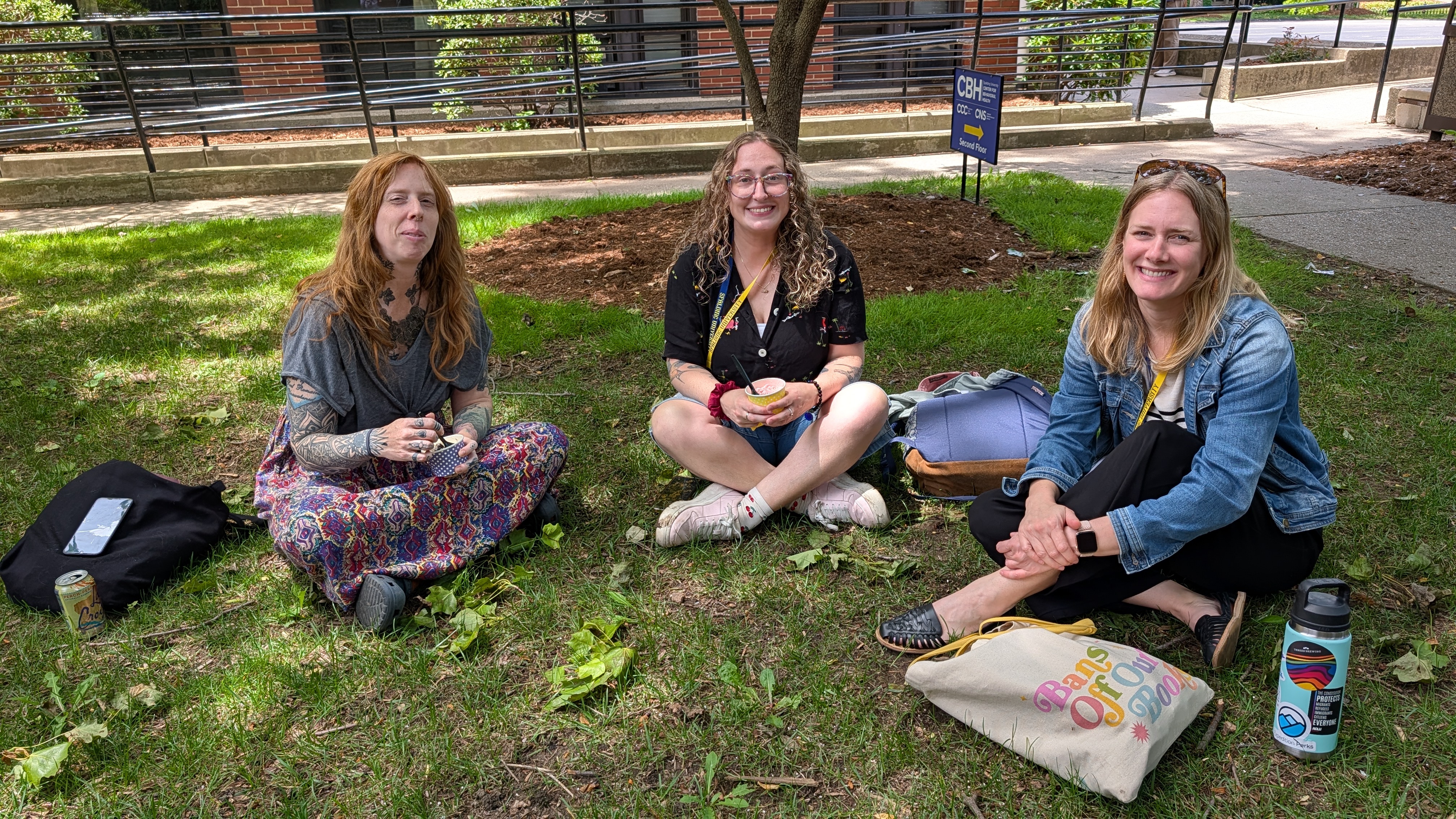 MFA community outdoors
